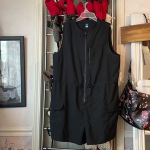 Black StretchTech Romper